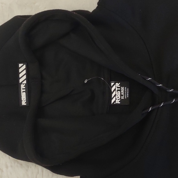 RGSTR BLACK HOODIE, Size XL - Picture 7 of 12